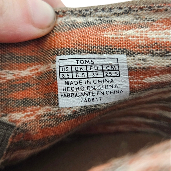 TOMS | Suede Desert Wedges | Women's | Size 8.5 | Ankle Booties - Picture 13 of 16